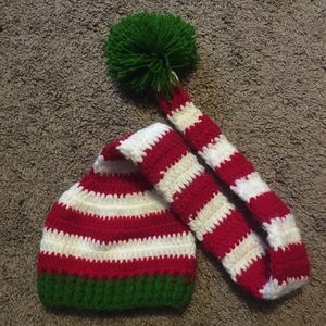 🗝 Newborn Christmas Stocking Hat